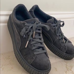 FENTY Puma creepers dark grey velvet